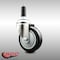 Service Caster 4 Inch 316SS Black Polyurethane Wheel Swivel 3/4 Inch Expanding Stem Caster SCC-SS316EX20S414-PPUB-BLK-34 - alternate 1